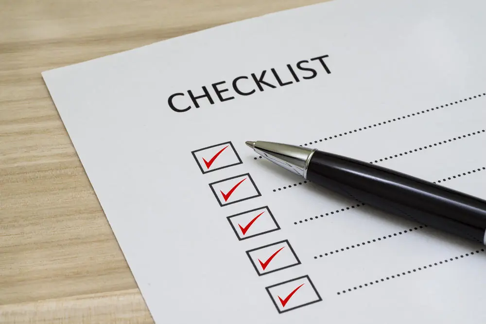 Checkliste